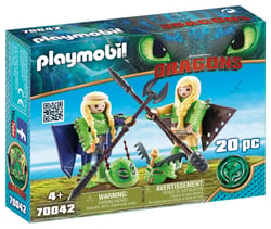 Kranedur et kognedur en combinaison  - Playmobil® - DreamWorks Dragons © - 70042