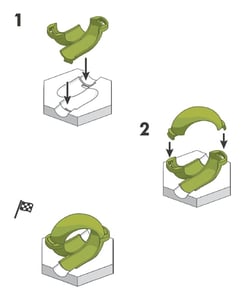 GraviTrax Bloc d'Action Looping