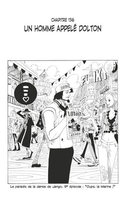 One Piece édition originale - Chapitre 136 - Un homme appelé Dolton