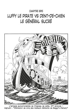 One Piece édition originale - Chapitre 895 - Luffy le pirate VS Dent-de-chien le général sucré