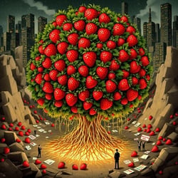 THE STRAWBERRY CONSPIRACY ( The Plantsman, Prequel to The Conquest of Dough. - The Circle of Blame, #2