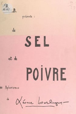 De sel et de poivre - 800 aphorismes