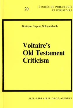 Voltaire's Old Testament Criticism