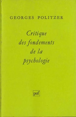 Critique des fondements de la psychologie