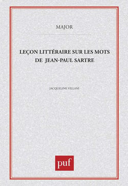 Leçon littéraire sur les mots de Sartre