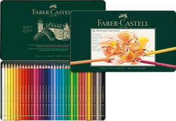 Boîte en métal Faber-Castell - Polychromos - 36 crayons