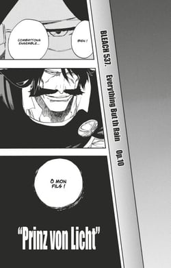 Bleach - T60 - Chapitre 537 - EVERYTHING BUT THE RAIN OP.10 "PRINZ VON LICHT"