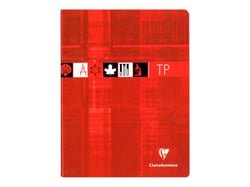 Cahier de Travaux pratiques piqué 17x22 cm 80 pages séyès - Coloris assortis