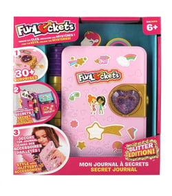 Journal à secrets Funlockets - édition paillettes