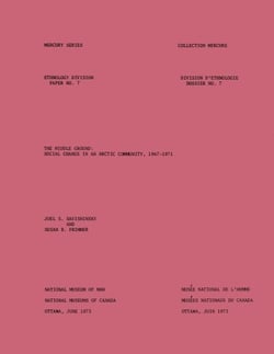 Middle ground - Social change in an arctic community, 1967-1971