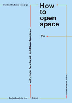 How to open space? - Ästhetische Forschung in kollektiven Denkräumen