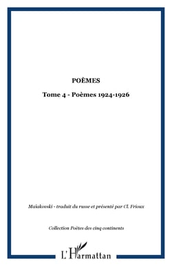 Poèmes - Tome 4 - Poèmes 1924-1926