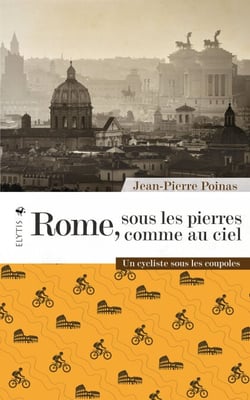 Rome, sous les pierres comme au ciel - Un cycliste sous les coupoles