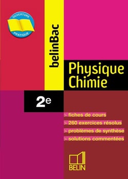 BELINBAC : physique chimie - 2de