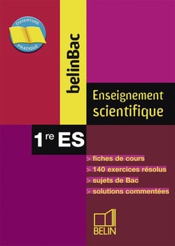 Enseignement scientifique 1ère ES : BelinBac