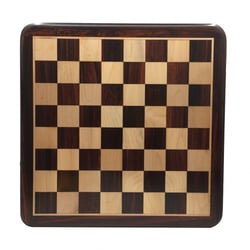 Echiquier 50cm palissandre case 50mm - Jeu de société à deux - Echecs - Wilson Jeux