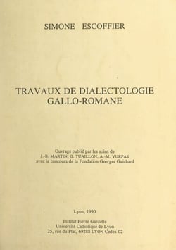 Travaux de dialectologie gallo-romane