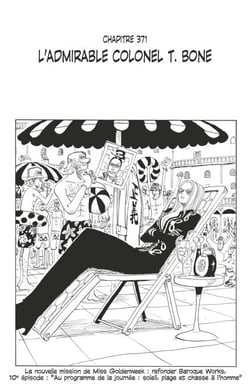 One Piece édition originale - Chapitre 371 - L'admirable colonel T. Bone