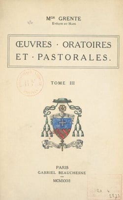 Œuvres oratoires et pastorales (3)