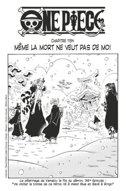 One Piece édition originale - Chapitre 1154 - Même la mort ne veut pas de moi