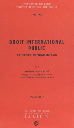 Droit international public. Principes fondamentaux (3)
