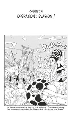 One Piece édition originale - Chapitre 214 - Opération : évasion !