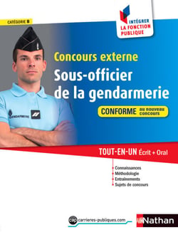 Concours externe Sous-officier de la gendarmerie - Catégorie B - Intégrer la fonction publique - 2015 - Format : ePub 3 FL