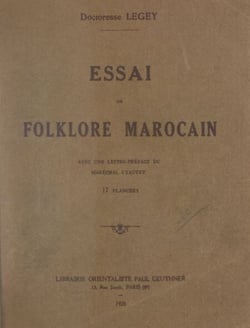 Essai de folklore marocain