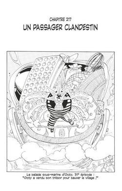 One Piece édition originale - Chapitre 217 - Un passager clandestin