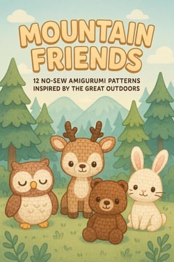 Mountain Friends: 12 No-Sew Amigurumi Patterns
