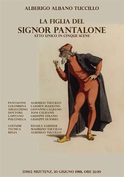 La figlia del signor Pantalone - Commedia di maschere, atto unico in cinque scene