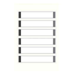 24 ETIQUETTES PLAST GRIS 86X17 24 ETIQUETTES PLAST GRIS 86X17
