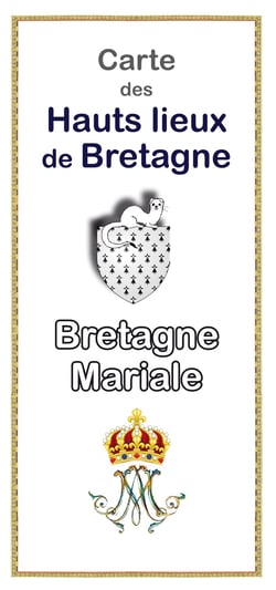 Carte des hauts lieux de Bretagne