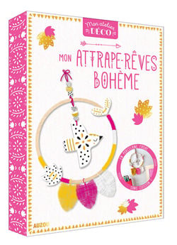 Mon atelier déco : mon attrape-rêves bohême : en porcelaine froide