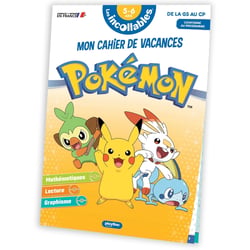 Les incollables : Pokémon - mon cahier de vacances - de la GS au CP (édition 2021)