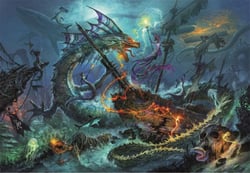 Puzzle 3000 pièces - The Underwater Battle - Clementoni