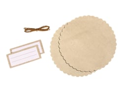 Kit de decoration pour pot à confiture - Lin -Rayher