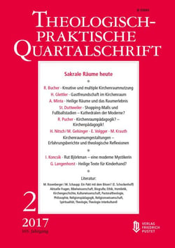 Sakrale Räume heute - Theologisch-praktische Quartalschrift