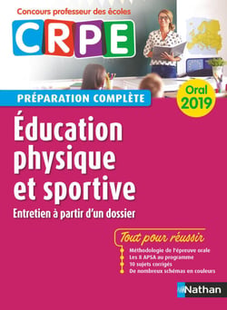 Education physique et sportive - Oral 2019 - Préparation complète - CRPE - Format : ePub 3