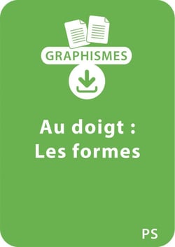 Graphismes au doigt PS - Les formes - Un lot de 15 fiches à télécharger