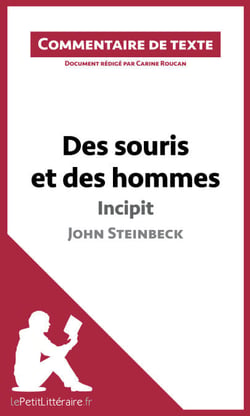 Des souris et des hommes - Incipit - John Steinbeck (Commentaire de texte) - Commentaire et Analyse de texte