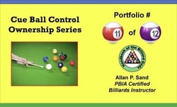 Cue Ball Control Ownership Series, Portfolio #11 of 12 - Cue Ball Control Ownership Series, #11