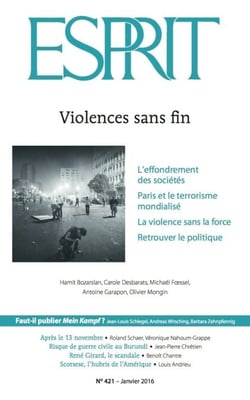 Esprit janvier 2016 - Violences sans fin