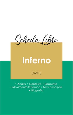 Scheda libro Inferno nella La Divina commedia (analisi letteraria di riferimento e riassunto completo)