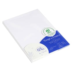 25 cartes Lalo Vergé - 107x152 mm - 210 g - extra-blanc