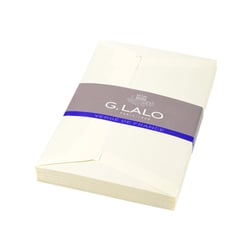 25 enveloppes adhésives Lalo Vergé - C6 - 114x162mm - ivoire