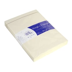 25 enveloppes doublées Lalo Vergé - C5 - 162x229 mm - 100g -  ivoire