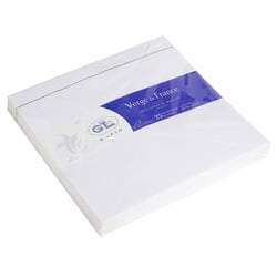 25 enveloppes doublées Lalo Vergé - 165x165 mm - 100g - extra-blanc