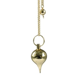 Pendule Goutte Métal Doré - 20 Gr