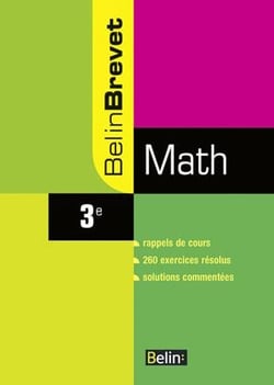 Math 3e : Nouveau programme 2008 - Édition en couleur